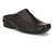 Knoos Men Brown Synthetic Leather Slip on Sandals