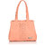 Bellissa Women's Casual P.U. Leather Peach Handbag