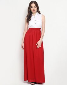 WC-1509 Westchic RED CHILL Long Dress