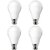 NIPSER 9 Watt LED Bulb, Cool Day Light ( Pack of 4 )