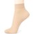 Utkarsh 3 Pair Of Skin/ Beige Color Cotton Soft, Thin And Transparent Multi Uses Women's Ankle Length Socks( Free Size )