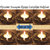 Flower Design Decorative Glass Diya ,Tea Lights Candle Holder,Home Decorations 10 Holder +10 Candles (Diwali /Christmas)