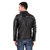 Leather Retail Black Color Sporty Design Faux Leather Jacket For Man