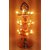 Kitchenraft Gold Plastic Electric Bulb Lights Deepak for Pooja and Diwali Festival Decoration (3 Layer)