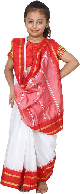 Bengali top saree costume