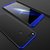 MOBIMON Honor 7A Front Back Case Cover Original Full Body 3-In-1 Slim Fit Complete 3D 360 Degree Protection (Black Blue)