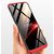 MOBIMON OPPO A3S Front Back Case Cover Original Full Body 3-In-1 Slim Fit Complete 3D 360 Degree Protection (Black Red)
