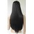 Gulzar   100 Original Feeling hair wig Straight black Wigs in Synthetic 28 Inch