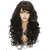 GULZAR Woman Human Hair Wigs / Wig Black Natural Curly Hair Human Hair Wig