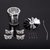 Decorative Spinning Candlestick Tealight Candle Holder  for  Diwali / Christmas / Wedding   Home Party (1 Pcs Only)