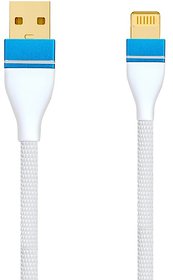 Digimate D4- Lightning to USB Cable - (WHITE)
