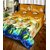 Choco 3D Floral Print Double Bedsheet With 2 Pillow Covers - 85 Inches 95 Inches