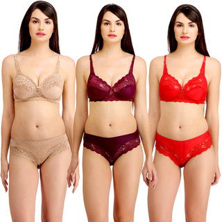 Buy Arousy Women's Lingerie Set, Lingerie Set, Bra Panty Set, Bra Panty Set  for Women with Sexy, Bra Panty Set for Women