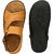 Lee Peeter Men's Tan Velcro Sandals