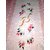 AH Dining Table Cover 6 Seater Floral Design Net Pink Color   90 inch ( 228.6 cm )  x 60 inch ( 152.4 cm)