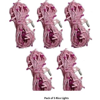 Buy Alpha Plastic Multicolor Electric Rice Light Bulbs With Assorted ...