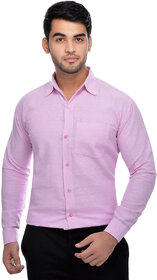 Riag Men's Pink Regular Fit Formal Shirt