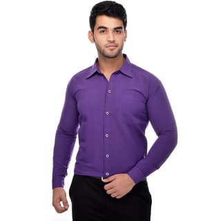 violet formal shirt