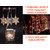 Dcorative 1 Spinning Candlestick Tealight Candle Holder and 5 Piece Rice Light 5 Meter