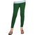 Naisargee Women's and Girl's Dark Green Cotton Ankle Length  Leggings (Free Size)