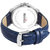 Radius Blue Leather Strap RQ-2020 Day and Date Functioning Round Dial Watch - For Men