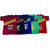 Om Shree Multicolor Cross Line T-shirt Pack of 5