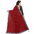 janvi sales maroon color lace border work saree with blouse piece (jv-3007maroon)