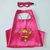 Fancydresswale Dress up costume Superhero Capes set with mask for Boys and Girls- Birthday party gift for kids Character- SUPERGIRL