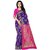 Fabrica Shoppers Designer Banarsi Silk Blue Pink Color Saree