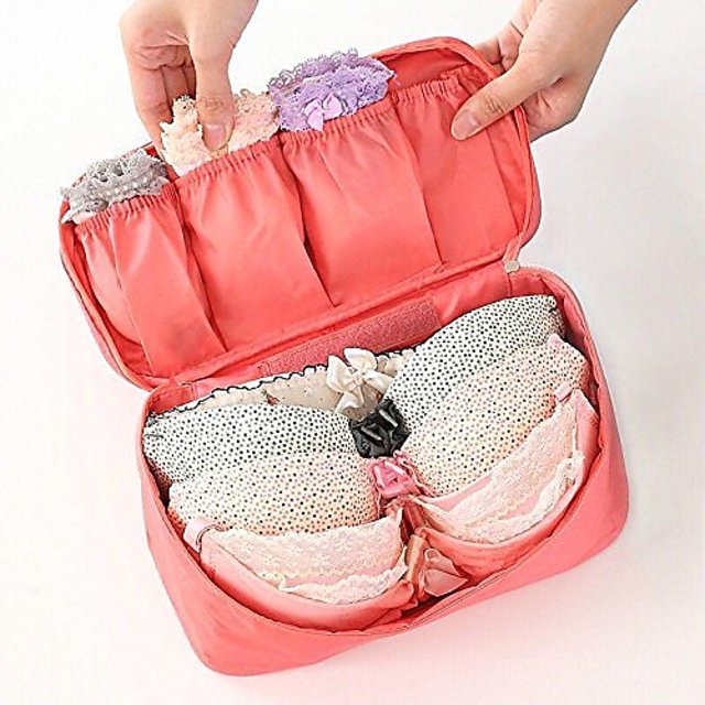 Buy Basilica waterproof dustproof and quick dry double zippers  Undergarments and innerwear Storage Bag for women Travel Pouch, Cosmetics  and Makeup Pouch