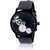 Swadesi Stuff Black Dial Mechanical Gear Luxury Analog Waterproof Watch - for Men