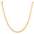 One Gram Gold Plated Brass Chain 22 Inch long / 2mm thick