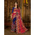 Manohari Red Silk Blends Embroidery Saree with Blouse