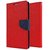 Mobimon Stylish Luxury Mercury Magnetic Lock Diary Wallet Style Flip case cover for OPPO A3S - Red