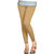 Naisargee Women's and Girl's Khakhi Silk Ankle Length Leggings -(XXL Size)