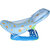 Ole Baby Mastela Seater Aqua Animal Print Soft Fabric Cradle Baby Bather 0 to 6 months