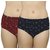 Pack of 2 Women's Printed Panties (Color and Design May Vary)