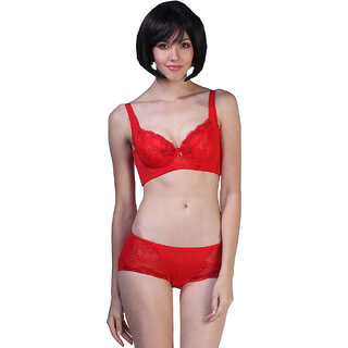 Oh! Gorgeous Embraceable Red Bra Set