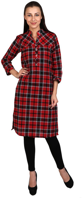 Checks hotsell kurtis online