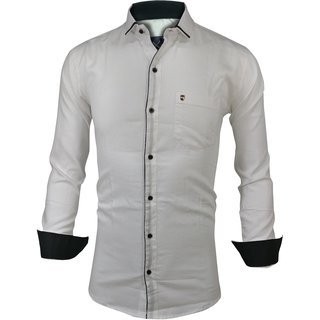 Buy X-MEN FANCY STYLISH SLIM FIT WHITE 