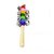 Desi Karigar Colorful Wooden Rainbow Handle Jingle Bell Rattle Toys Pack Of 2 Rattle