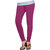 Naisargee Women's and Girl's Dark Purple Silk Chudidar Length Leggings -(XL Size)