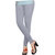 Naisargee Women's and Girl's Grey Silk Chudidar Length Leggings -(XL Size)