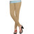 Naisargee Women's and Girl's Khakhi Silk Chudidar Length Leggings -(XL Size)