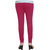 Naisargee Women's and Girl's Rani Pink Silk Chudidar Length Leggings -(XL Size)