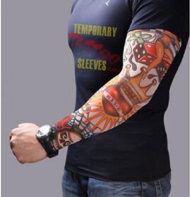 8 Pairs Arm Sleeves for Men and Women,Black Sleeve to Cover Full Arms,UV Out＆Cooling,Tattoo Cover Up,Sun Protect Sleeves 