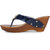 Fiteh Women's Blue Wedges Heels