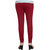 Naisargee Women's and Girl's Red Silk Chudidar Length Leggings -(XXXL Size)