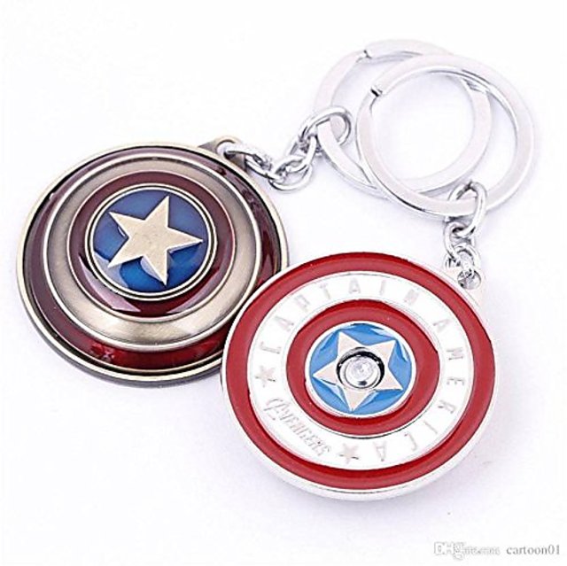 Captain America Shield Keychain Metal Factory Sale, UP TO 60% OFF 