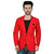 TODAY FASHION Red Imported Cotton Blazer For Men's